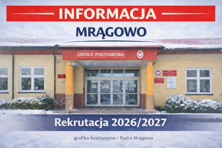Rekrutacja do przedszkoli i oddziałów przedszkolnych w Mrągowie na rok szkolny 2026/2027