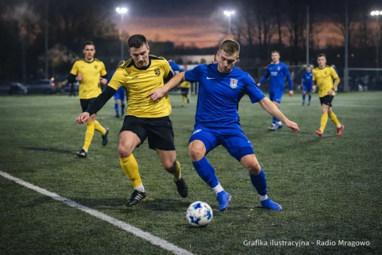 Sparing Mrągowii Mrągowo z Mamrami Giżycko. Mecz w piątek na Stadionie Miejskim