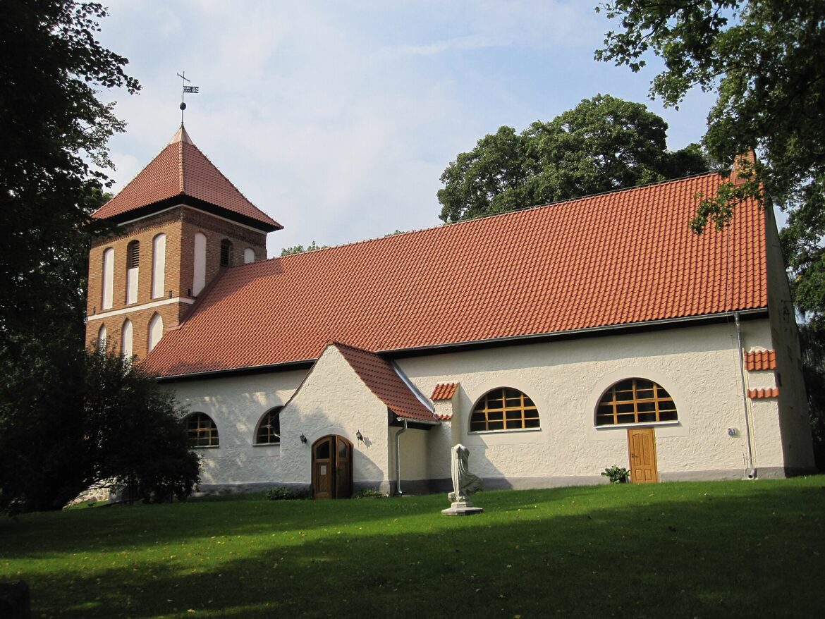 Fot.: GringoPL / Wikimedia Commons, CC BY-SA 3.0 pl Kościół ewangelicko-augsburski w Sorkwitach